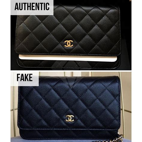 chanel billfold fake vs real|genuine Chanel wallets.